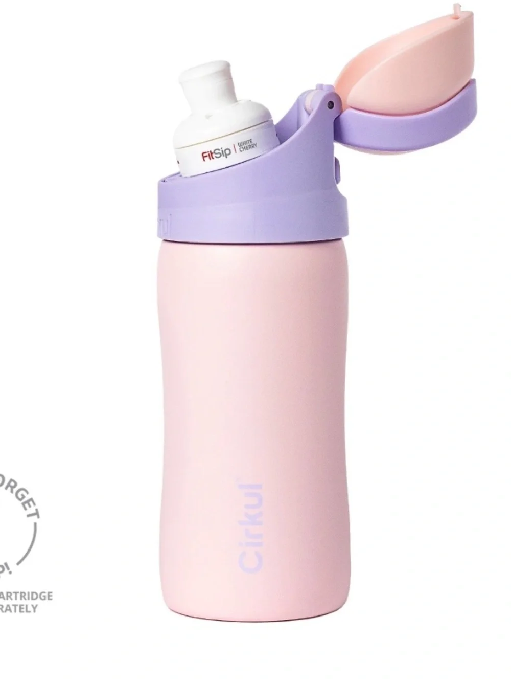 Cirkul 16oz StrawSip Flip Bottle, Blossom (Pink)